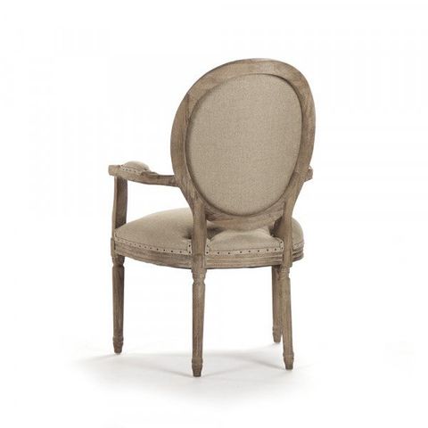 Medallion Arm Chair, Hemp Linen - The French Table regarding Why Hemp Linen is the Perfect Fabric for Your Medallion Settee